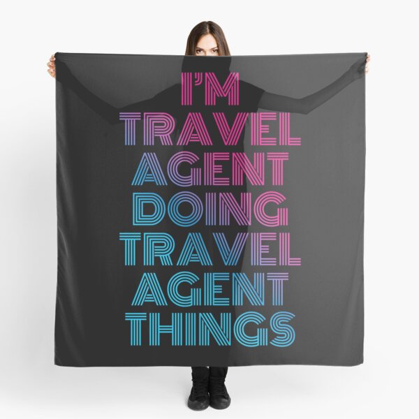 Item preview, I'm Travel agent Doing Travel agent Things Retro Neon designed and sold by SVPOD.