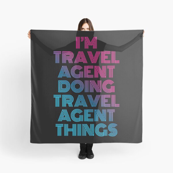 Item preview, I'm Travel agent Doing Travel agent Things Retro Neon designed and sold by SVPOD.