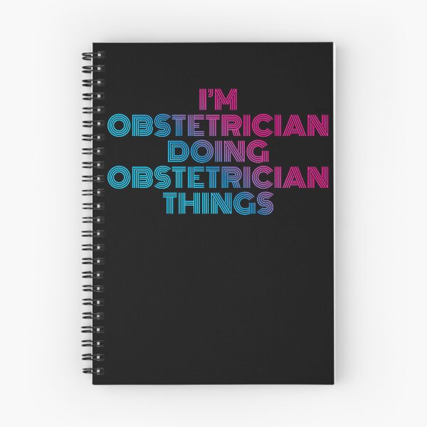 Item preview, I'm Obstetrician Doing Obstetrician Things Retro Neon designed and sold by SVPOD.