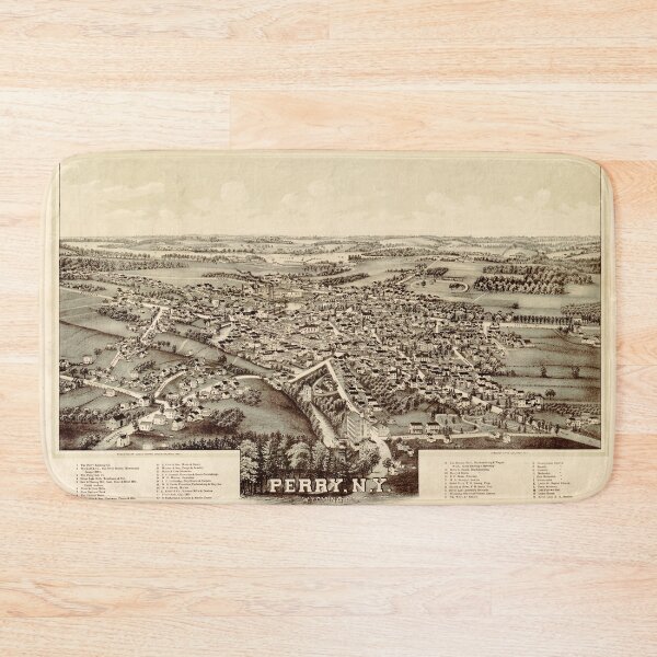 Item preview, Perry, New York (1892) designed and sold by allhistory.