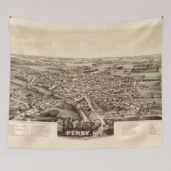 Item preview, Perry, New York (1892) designed and sold by allhistory.
