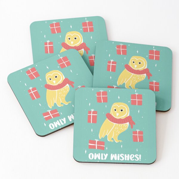 Item preview, Owly Wishes! -  Owls Greetings collection - GYR designed and sold by MaddaMom.