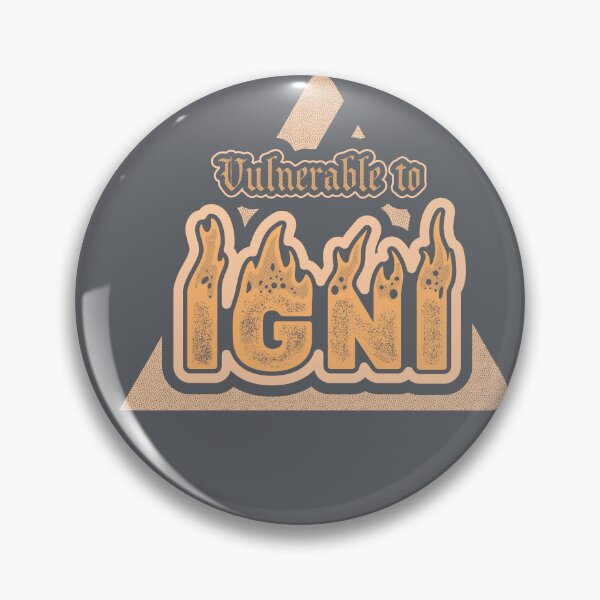Item preview, IGNI - Vulnerable to IGNI sign typography designed and sold by Patrick Watson.