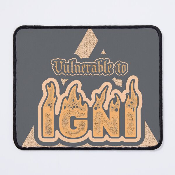 Item preview, IGNI - Vulnerable to IGNI sign typography designed and sold by Patrick Watson.