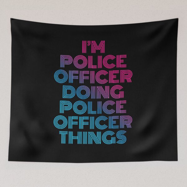 Artikelvorschau, Ich bin ein Polizist, der Polizisten-Sachen Retro Neon macht entworfen und verkauft von SVPOD.