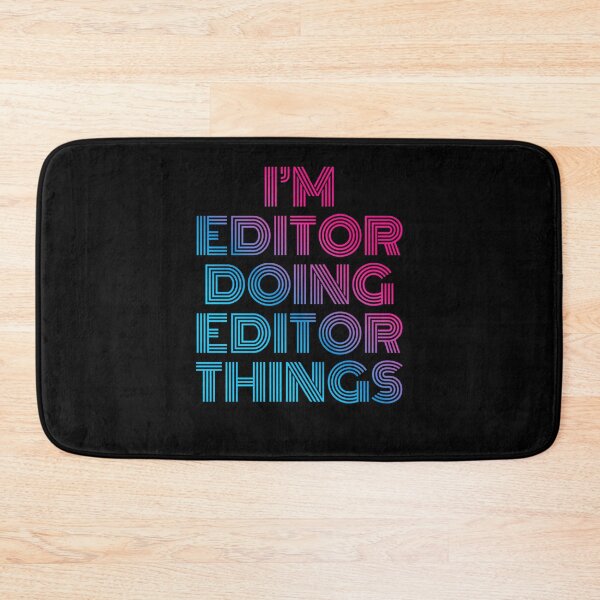 Item preview, I'm Editor Doing Editor Things Retro Neon designed and sold by SVPOD.