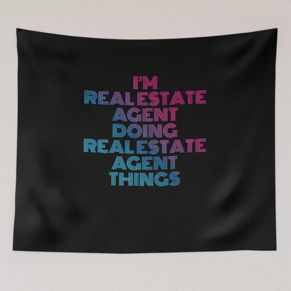 Item preview, I'm Real Estate Agent Doing Real Estate Agent Things Retro Neon designed and sold by SVPOD.
