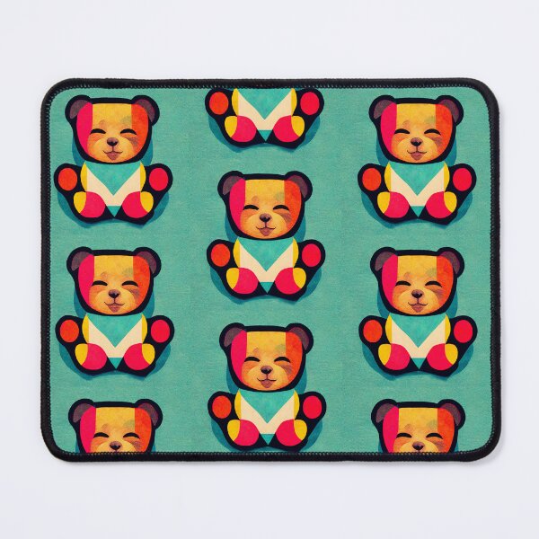 Item preview, Artistic Abstract Cute Teddy Bear Popart Art Gift designed and sold by LADistrictGarb.