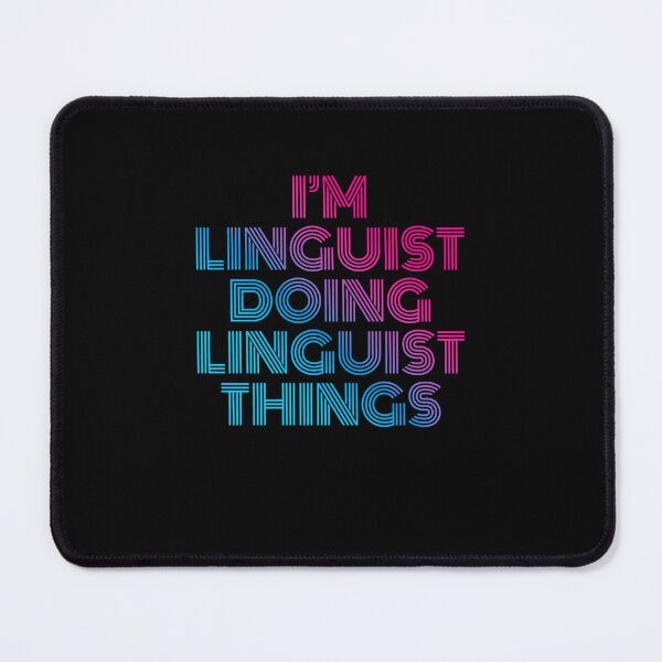 Item preview, I'm Linguist Doing Linguist Things Retro Neon designed and sold by SVPOD.