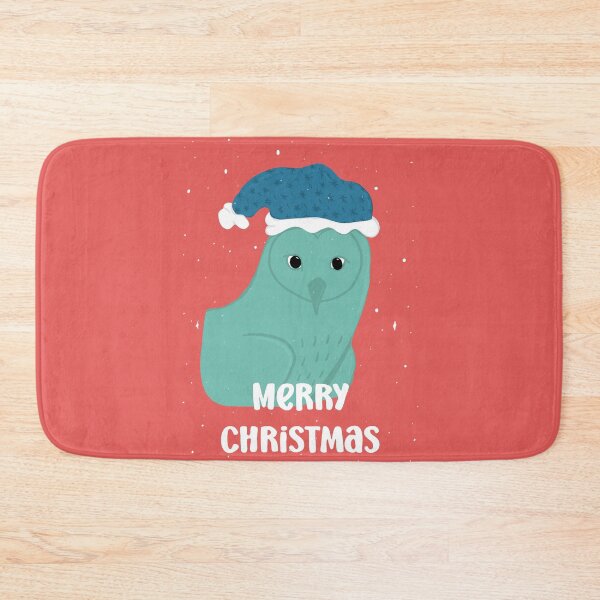 Item preview, Merry Christmas Owl with a Santa hat -  Owls Greetings collection - RGB designed and sold by MaddaMom.