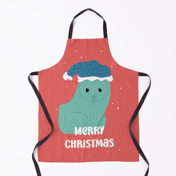 Item preview, Merry Christmas Owl with a Santa hat - Owls Greetings collection - RGB designed and sold by MaddaMom.