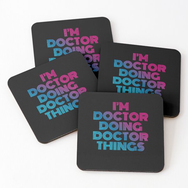 Artikelvorschau, Ich bin Doktor Doing Doctor Things Retro Neon entworfen und verkauft von SVPOD.