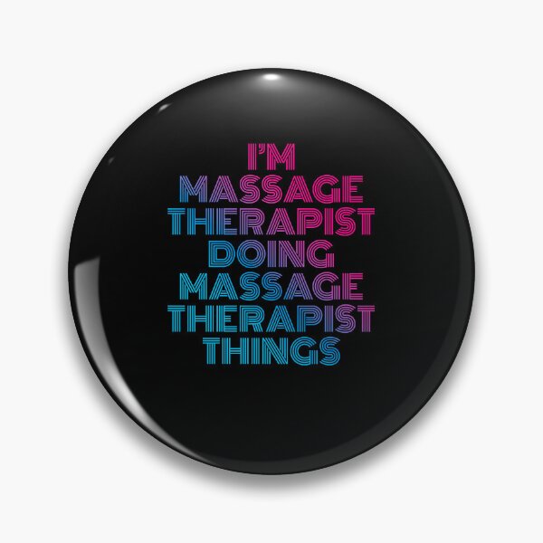 Item preview, I'm Massage Therapist Doing Massage Therapist Things Retro Neon designed and sold by SVPOD.