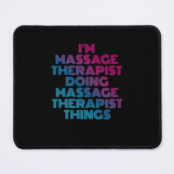 Item preview, I'm Massage Therapist Doing Massage Therapist Things Retro Neon designed and sold by SVPOD.