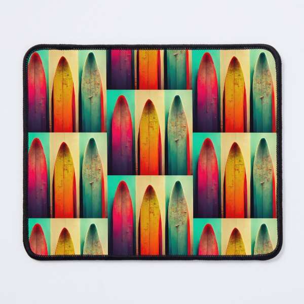Item preview, Retro Vintage Surfboards Popart Beach Decoration Art Gift designed and sold by LADistrictGarb.