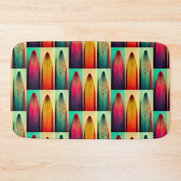 Item preview, Retro Vintage Surfboards Popart Beach Decoration Art Gift designed and sold by LADistrictGarb.