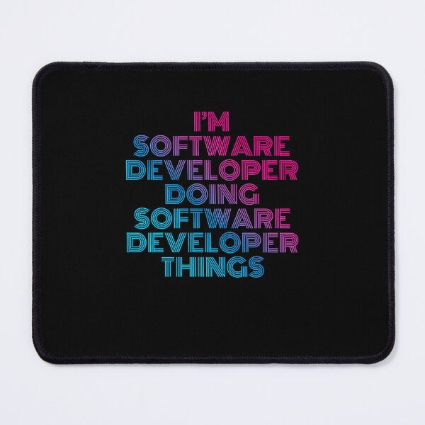 Item preview, I'm Software Developer Doing Software Developer Things Retro Neon designed and sold by SVPOD.