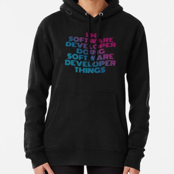 Item preview, I'm Software Developer Doing Software Developer Things Retro Neon designed and sold by SVPOD.