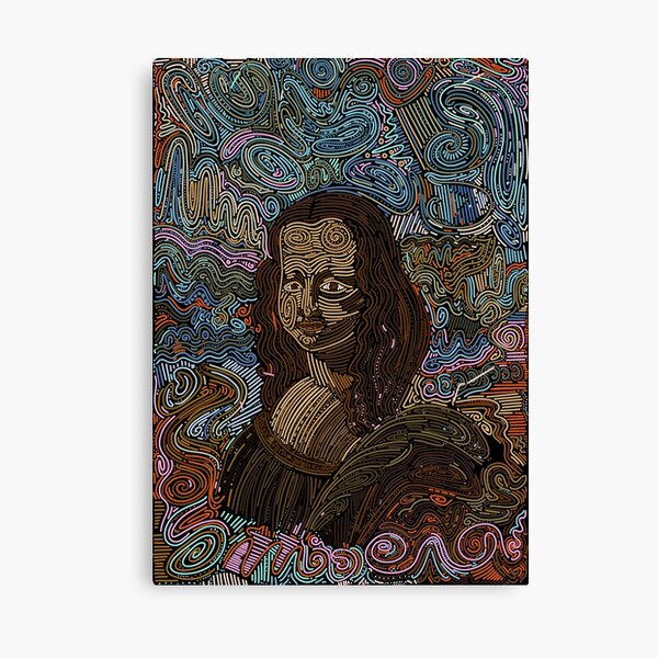 Vista previa del artículo con la obra «Mona Lisa icónica del arte clásico - Ilustración de Leonardo da Vinci», diseñado y vendido por cheervinsky.