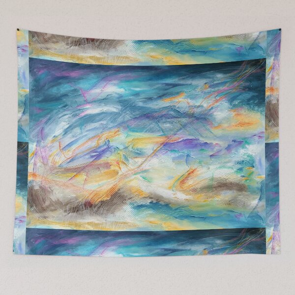 Item preview, blue bloom designed and sold by Tereza Pilar  Art.