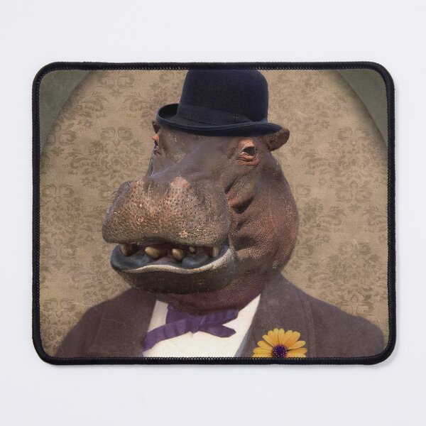 Item preview, Hippo Hippopotamus Art - Mr. George E. Worthington designed and sold by thelonelypixel.
