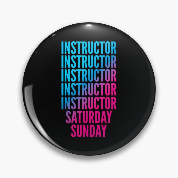 Item preview, Instructor. Saturday. Sunday. For Instructors designed and sold by SVPOD.