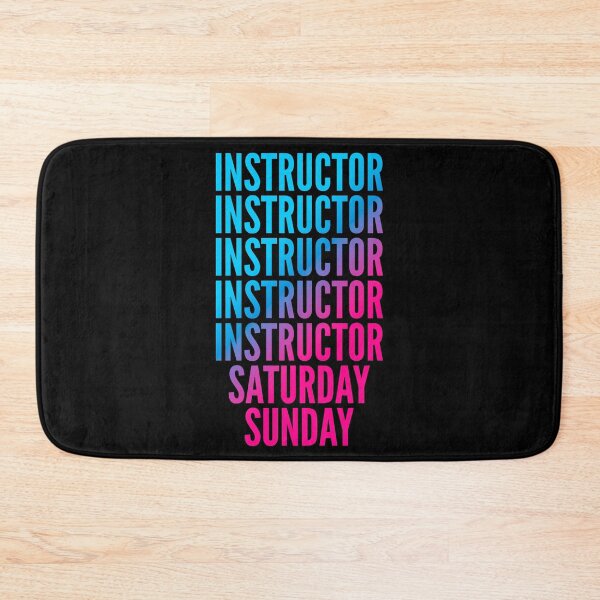 Item preview, Instructor. Saturday. Sunday. For Instructors designed and sold by SVPOD.