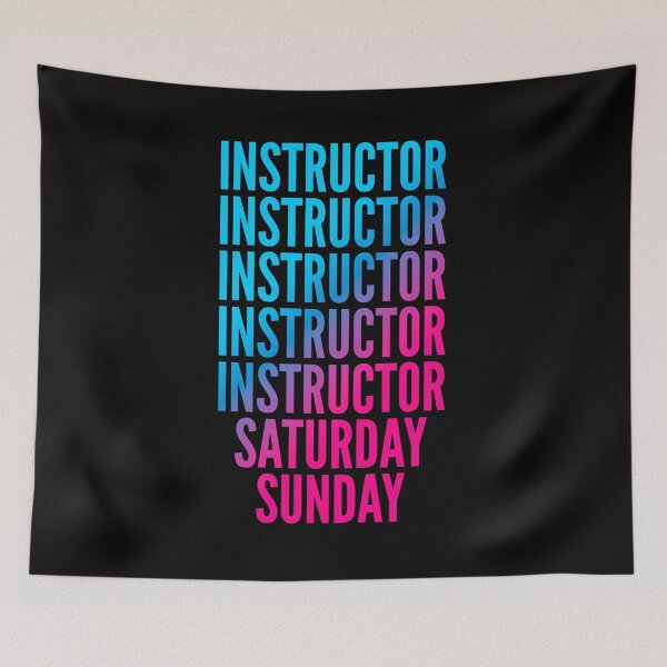Item preview, Instructor. Saturday. Sunday. For Instructors designed and sold by SVPOD.