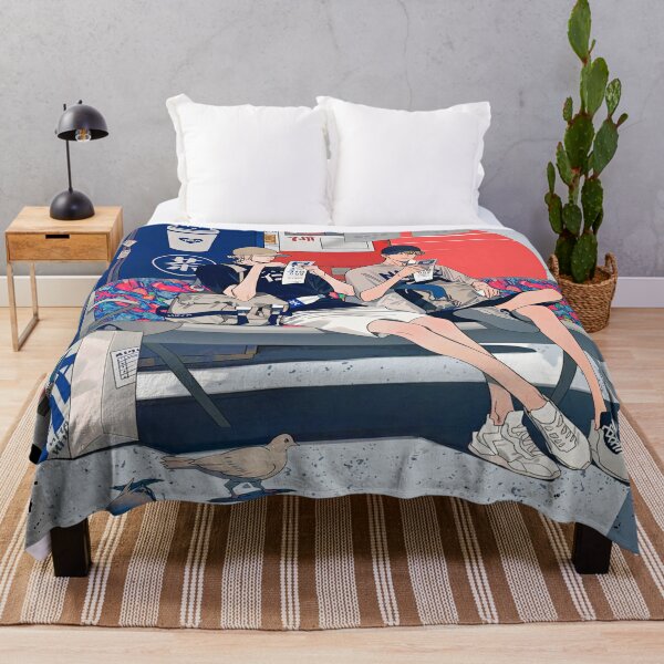 Anime Fleece Blanket and Bedspreads BL Yaoi Spiritpact Ling Qi Yang Jinghua  Duanmu Xi Blankets for Beds 200cm 100cm