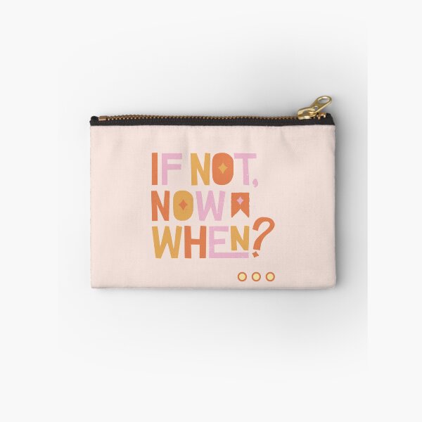 Item preview, Boho Vintage Motivation: If Not Now, When? designed and sold by BohemiWANDERS.