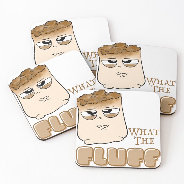 Item preview, What The Fluff Funny Snarky Marshmallow Design designed and sold by JenBoyte.