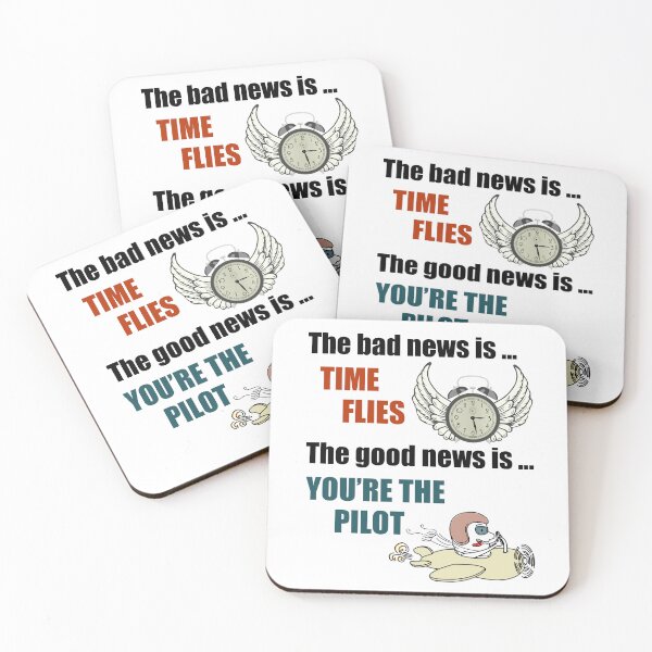 Item preview, Time flies; you’re the pilot designed and sold by Lolly's Lane Shoppe.
