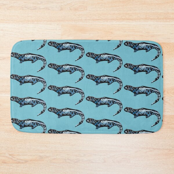 Item preview, B is for Blue Spotted Salamander,Blue Spotted Salamander – Vibrant Woodland Amphibian Illustration designed and sold by PrettylittlepastelUk.
