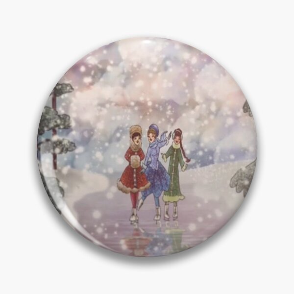 Item preview, Skating Winter Wonderland Illustration designed and sold by ABHolliART.