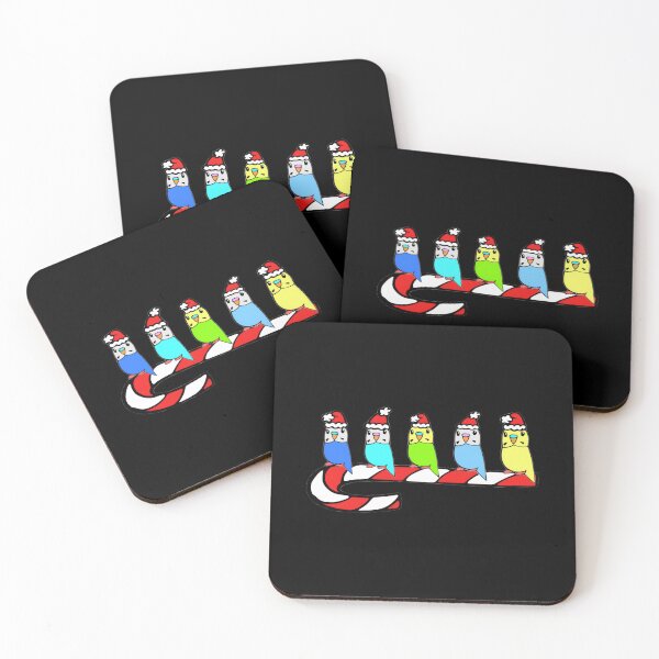 Item preview, Budgies- Christmas  designed and sold by omakamattiia.