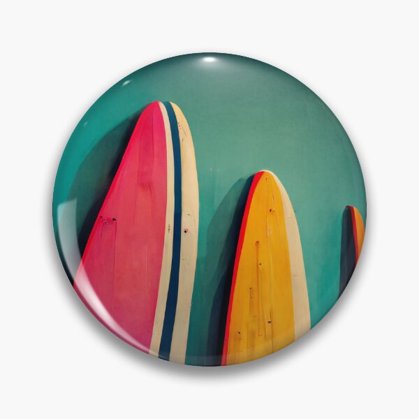 Item preview, Retro Vintage Surfboards Popart Beach Decoration Art Gift designed and sold by LADistrictGarb.