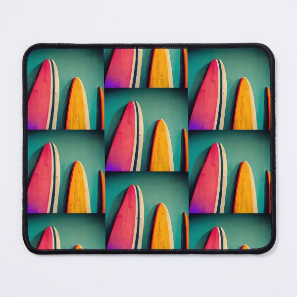 Item preview, Retro Vintage Surfboards Popart Beach Decoration Art Gift designed and sold by LADistrictGarb.
