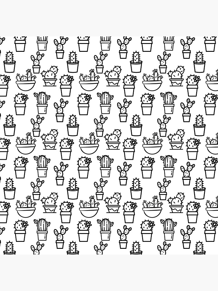 Cactus Cute Cacti Pattern Illustration Simple Tumblr Aesthetic