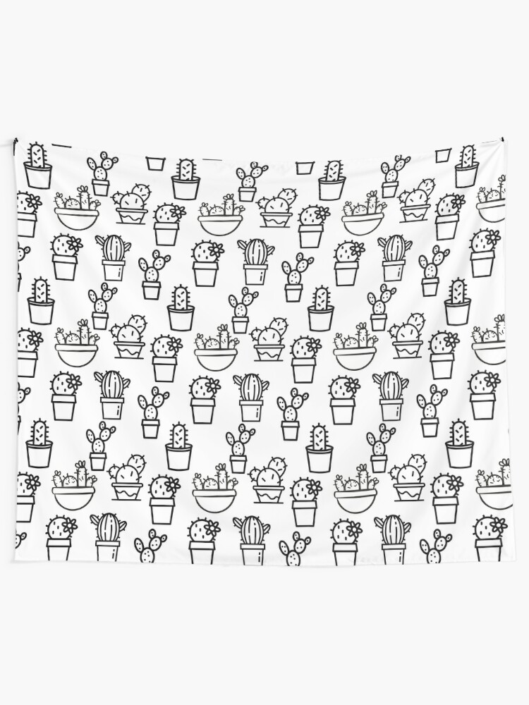 Cactus Cute Cacti Pattern Illustration Simple Tumblr Aesthetic