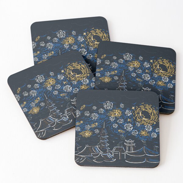 Item preview, Ninja Starry Night designed and sold by KentZonestar.