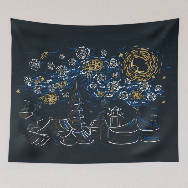 Item preview, Ninja Starry Night designed and sold by KentZonestar.