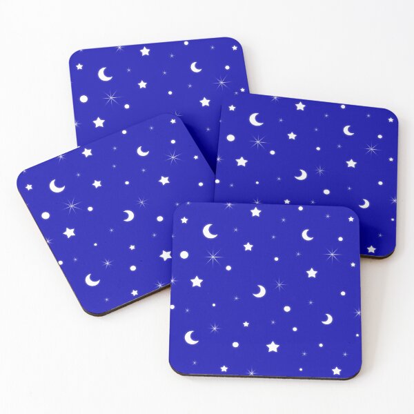 Item preview, Royal Blue Moons and Stars designed and sold by Julie Erin Designs.