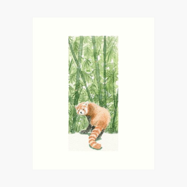 Item preview, Endangered Animals: Red Panda designed and sold by pictoteeno.