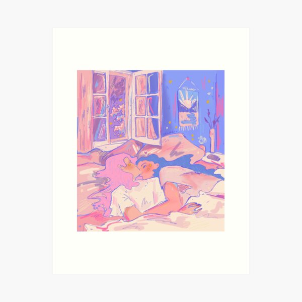 Vista previa del artículo con la obra «Mañanas como estas», diseñado y vendido por zoekxart.