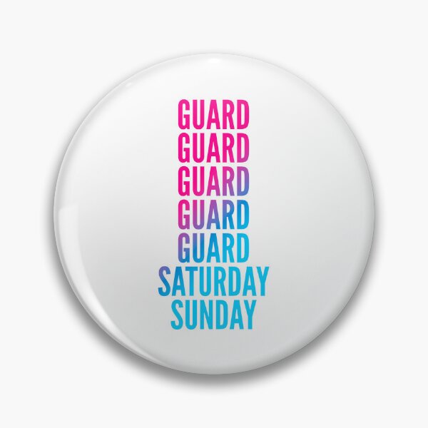 Item preview, Guard work week for Guards designed and sold by SVPOD.