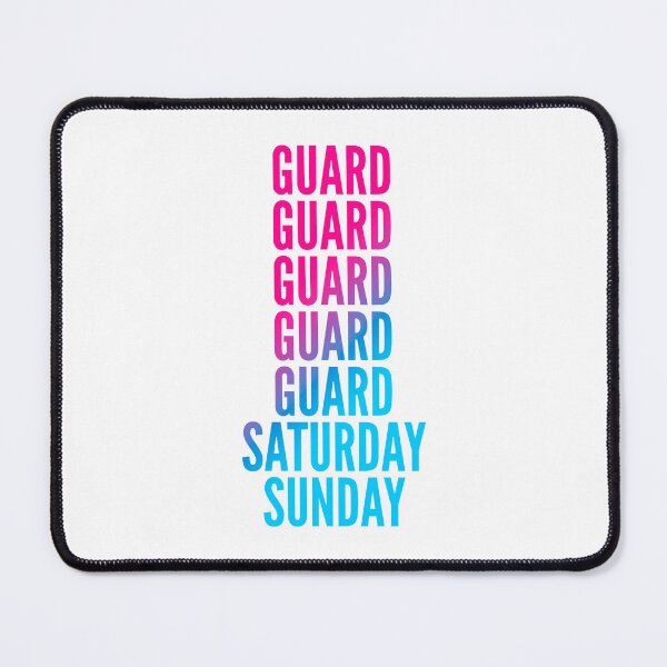 Item preview, Guard work week for Guards designed and sold by SVPOD.