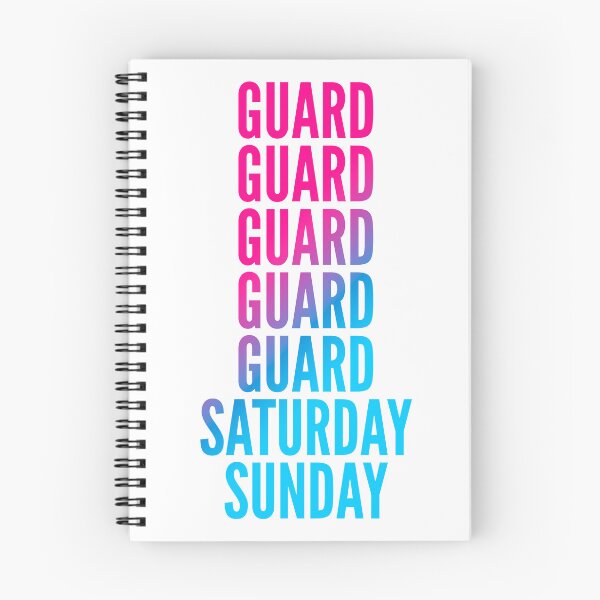 Item preview, Guard work week for Guards designed and sold by SVPOD.