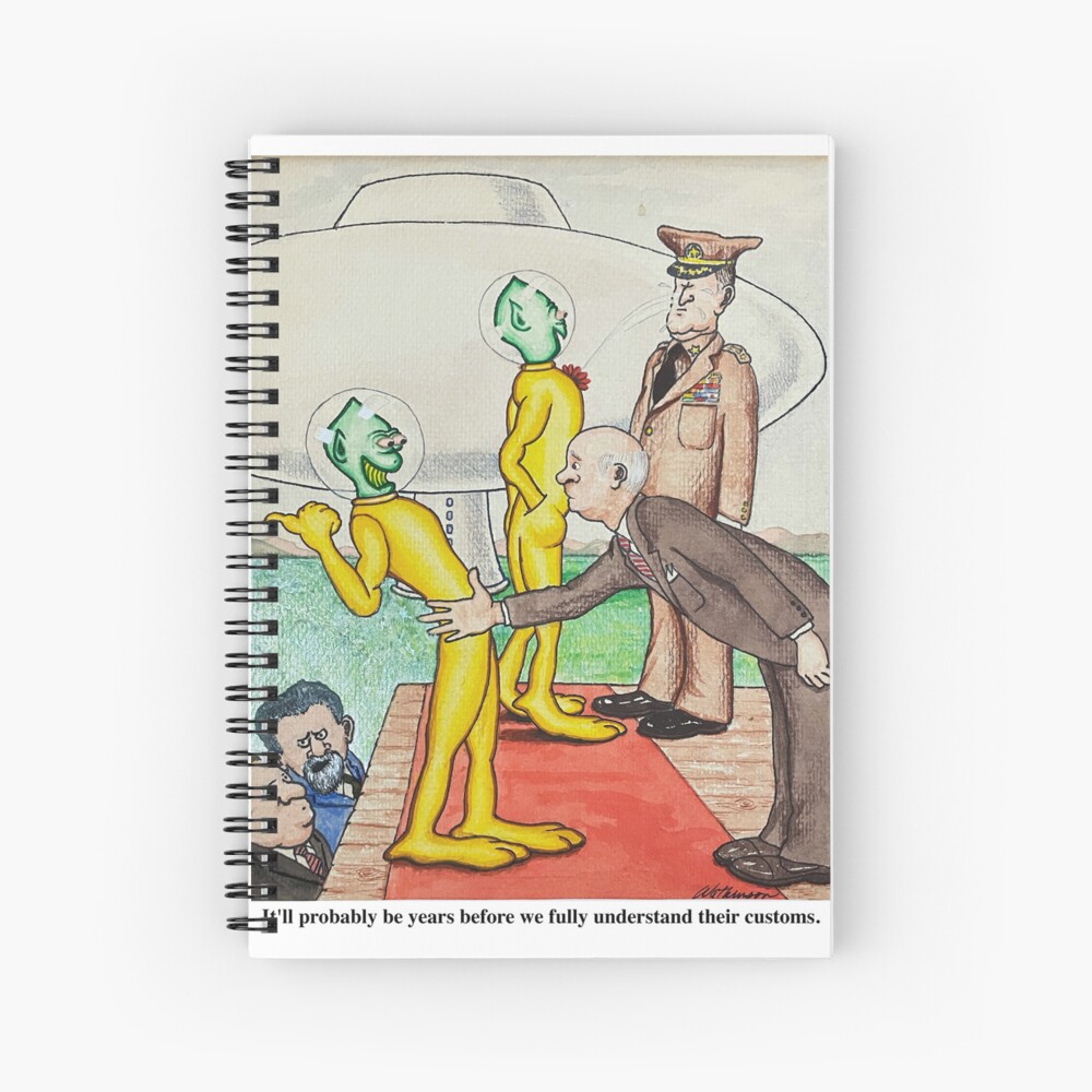Item preview, Spiral Notebook designed and sold by FineDayAcademy.