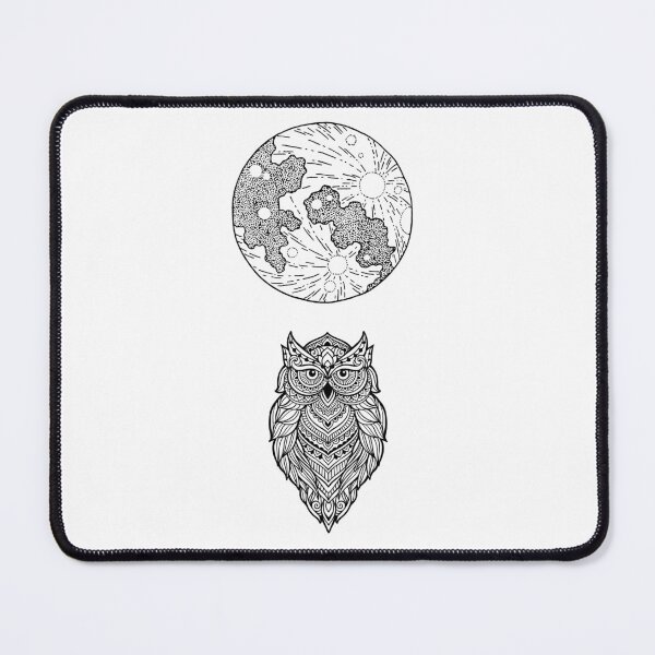 Item preview, A Cat And An Owl under the moon designed and sold by samirou99.