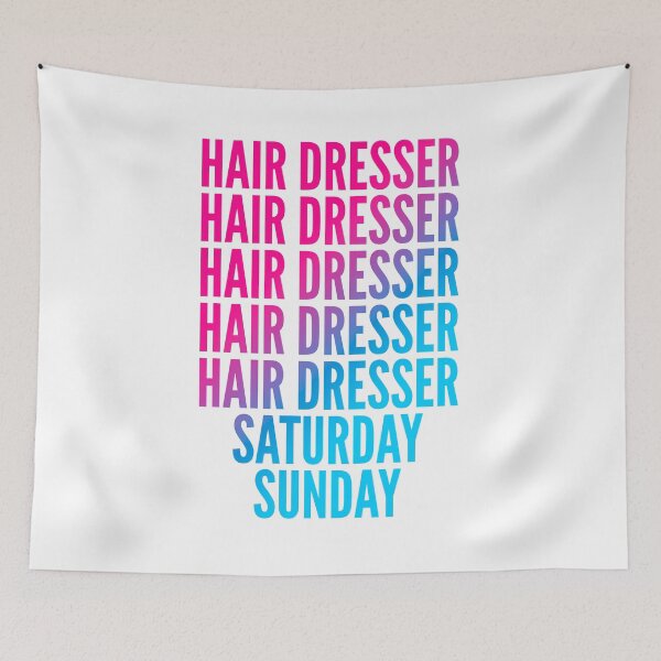 Item preview, Hair Dresser work week for Hair Dressers designed and sold by SVPOD.